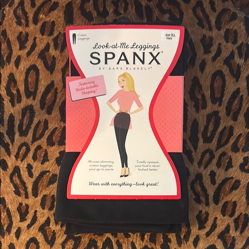 SPANX Black Look-at-Me Leggings